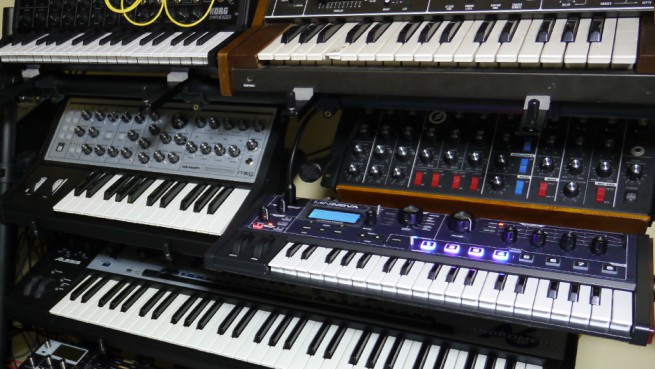 minimoog VoyagerとSub Phatty