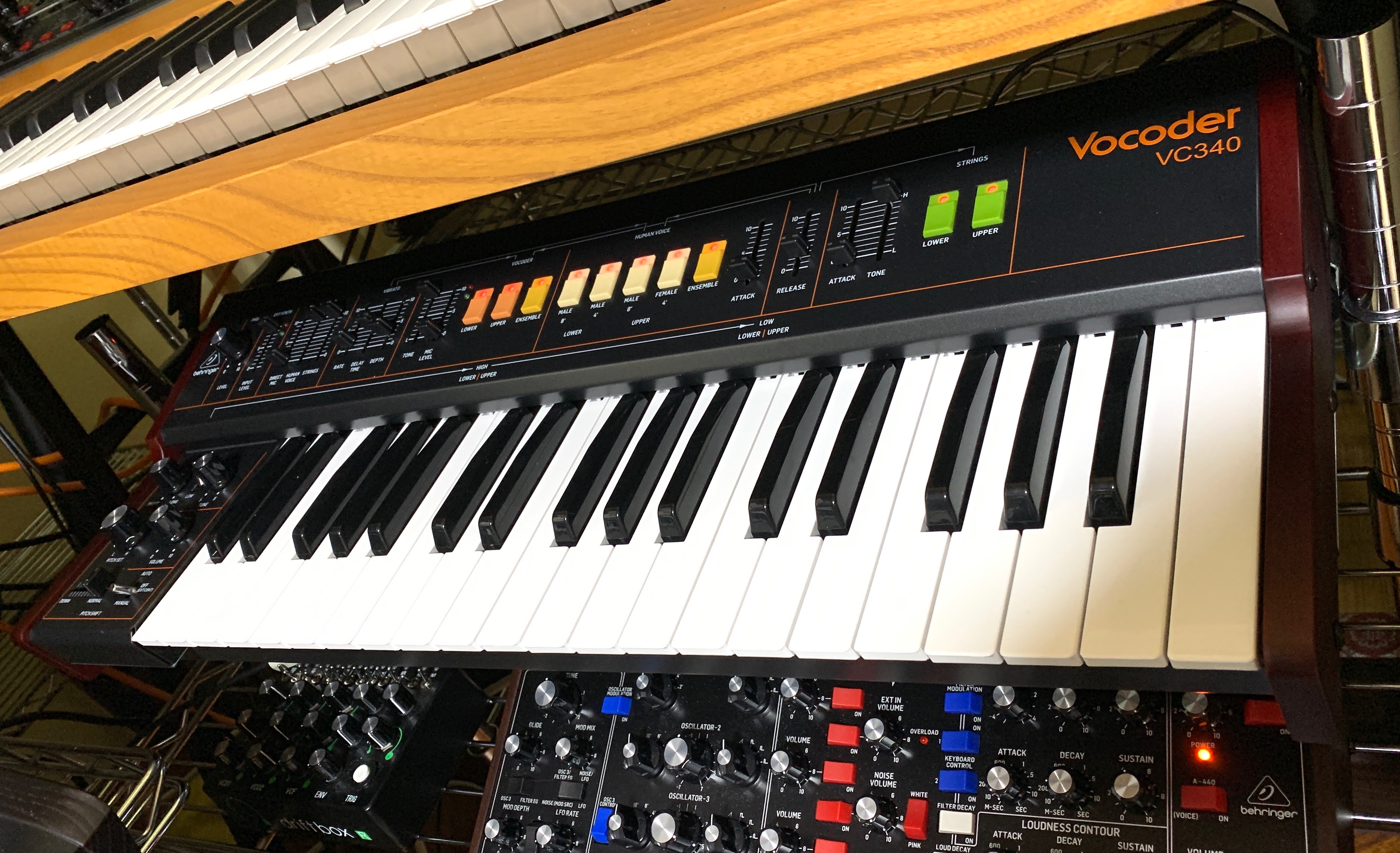 30年以上ぶり？アナログ分周音源+ボコーダー Behringer VC340 Vocoder